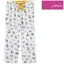 Joules Luna Brushed Cotton Pyjama Bottoms - Cream Play Dogs